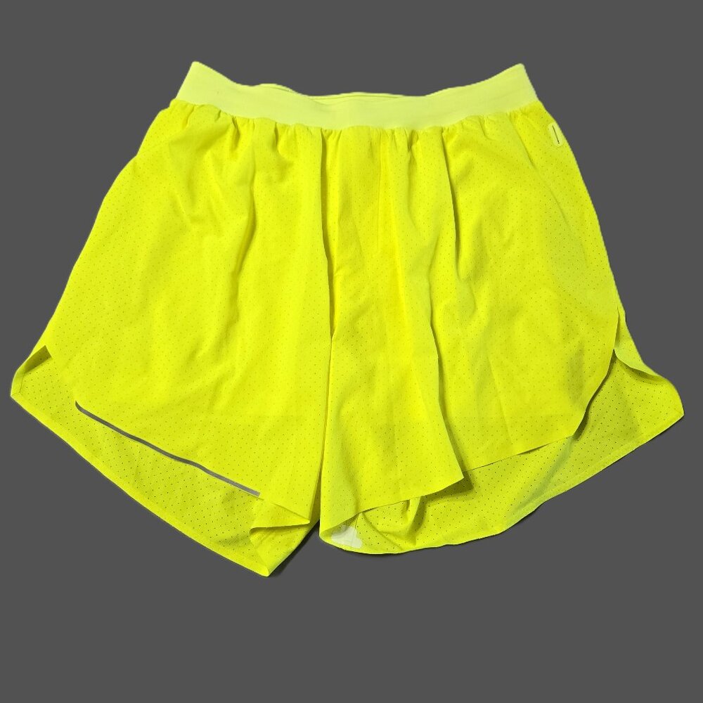 Lululemon Sz Small Women Neon Hotty Hot Low Rise Lined 4" Shorts
